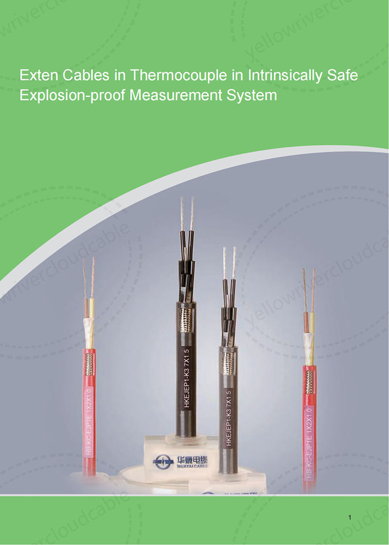 Кабель компенсационный для термопары искробезопасной взрывозащищенной системы измерения температуры 1